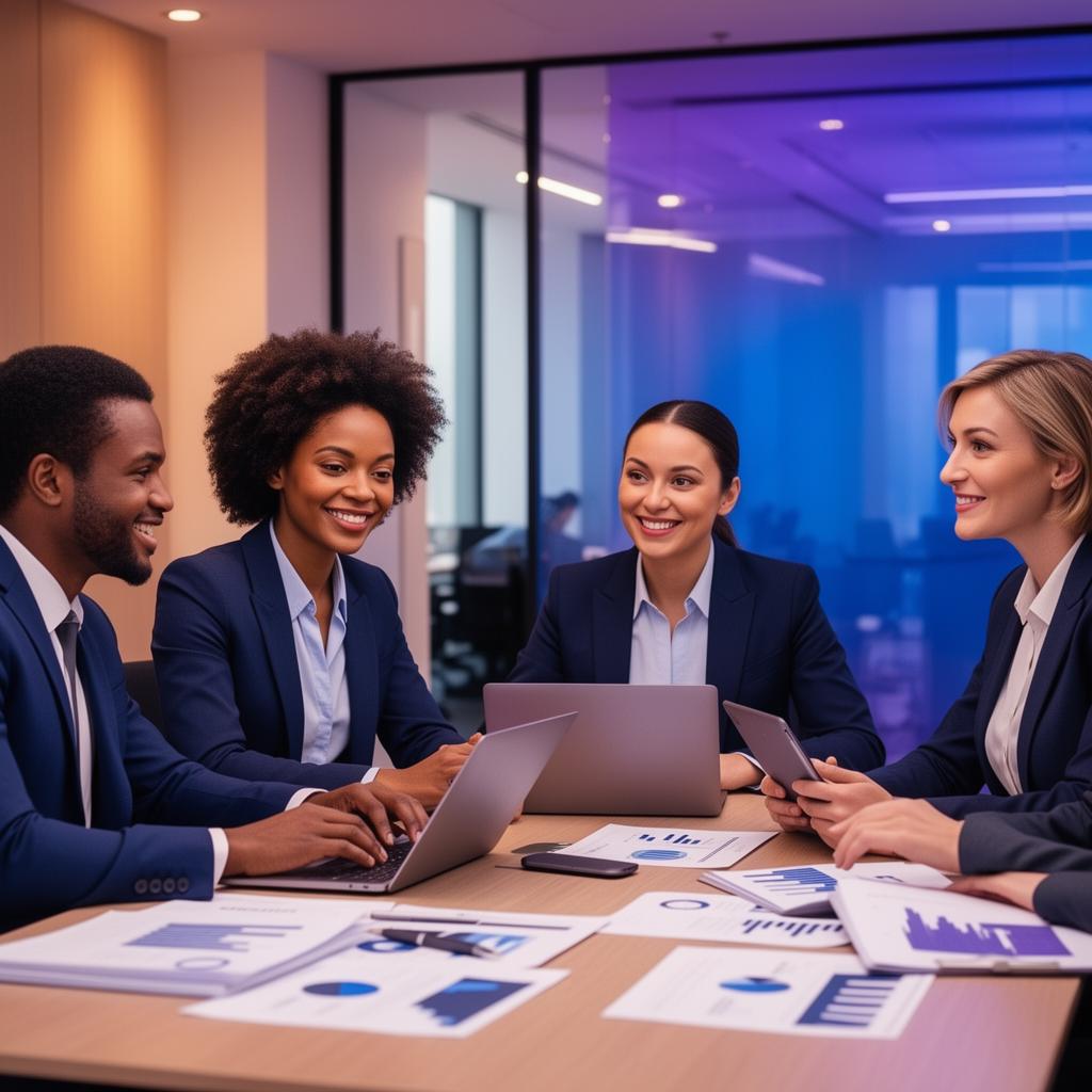 Equipe Evoluty em ambiente corporativo moderno
